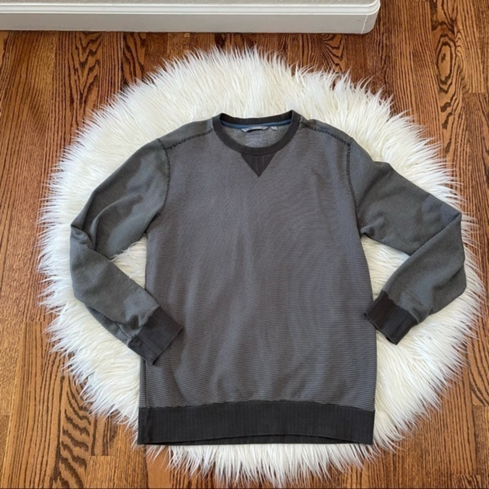 Horny Toad bandwidth crew striped sweatshirt pullover M‎